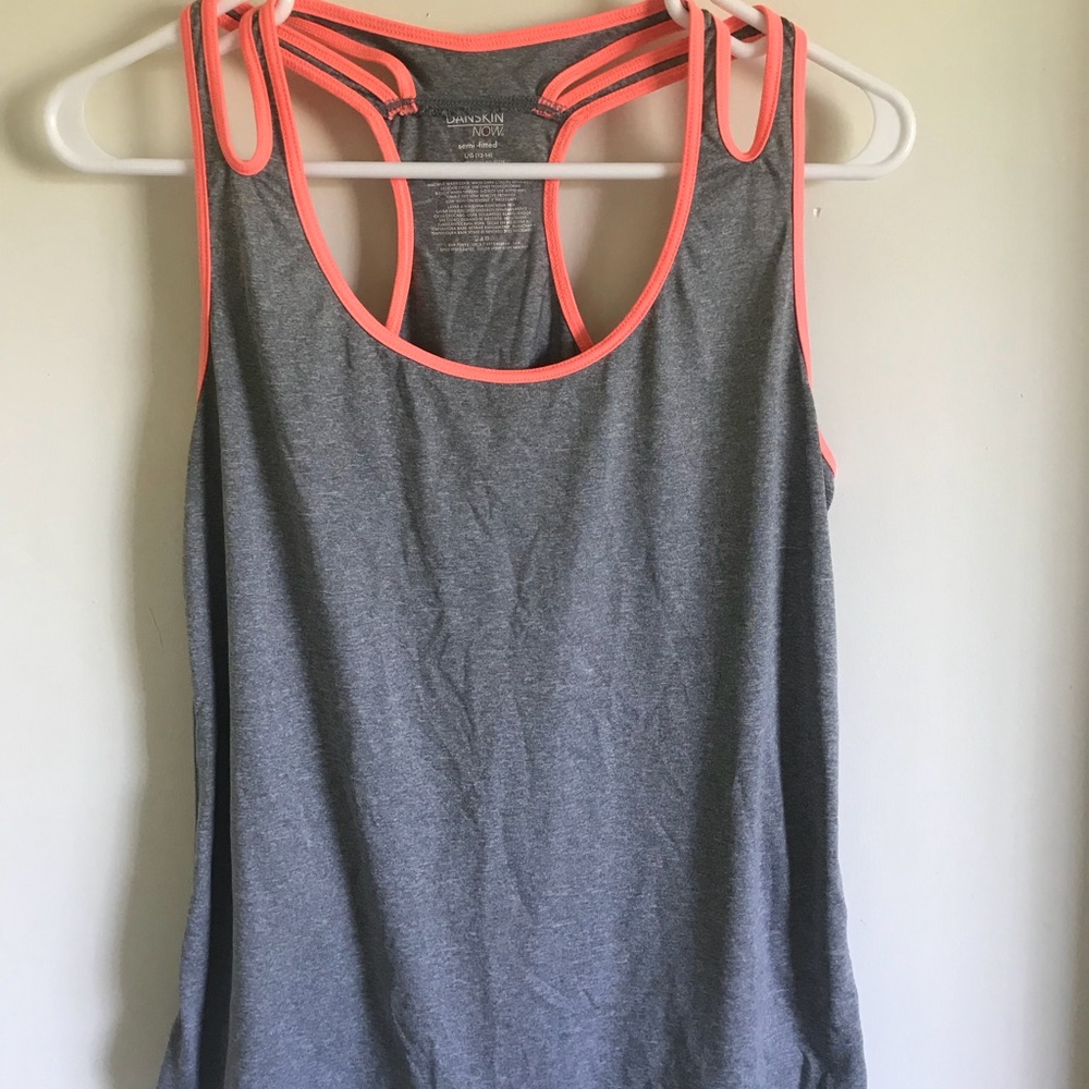 Grey workout top